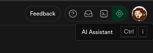 Button to access Supabase AI Assistant
