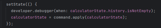 Conditional debug example