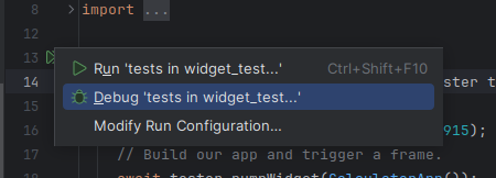 Debug test